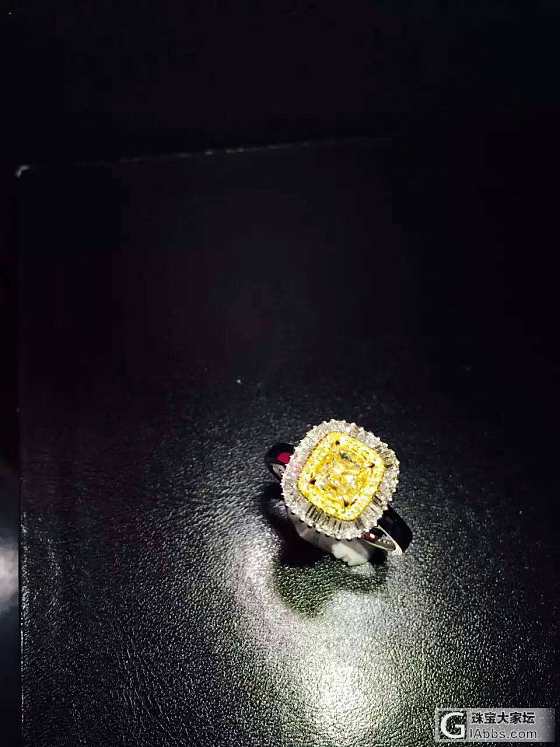 tiffany黄钻戒指，有会做的么？_戒指彩钻