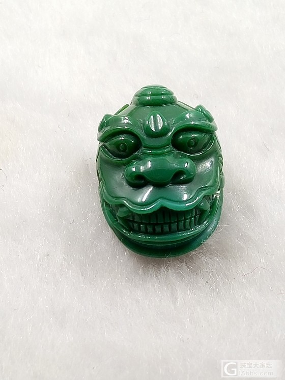 霸气的玉化老军绿_松石