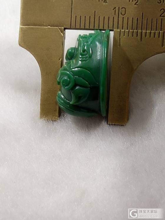 霸气的玉化老军绿_松石