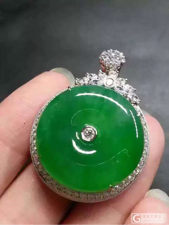 🍀🍀🍀新。完美饱满平安扣吊坠[色][色][色]小六价！_翡翠