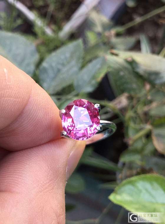 ##中颐天然无烧粉色蓝宝石##  3.08ct  GRS证书_蓝宝石中颐彩色宝石