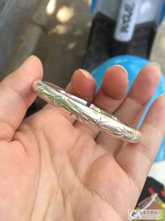 晒珍竹_手镯银