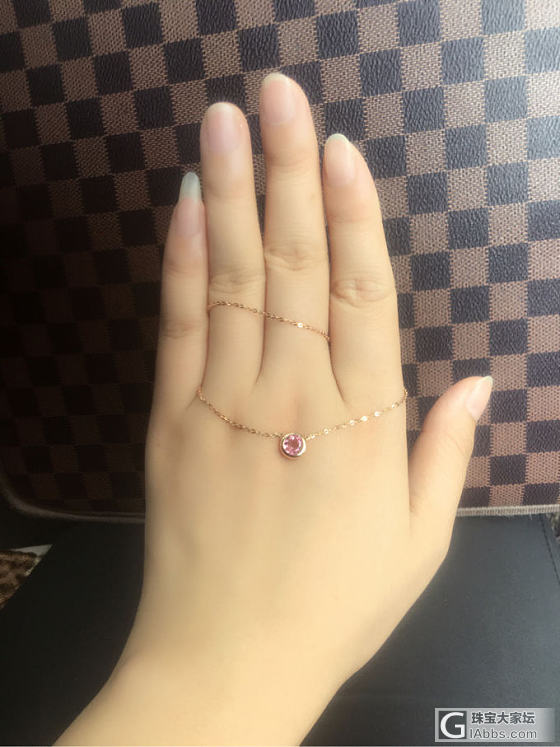 520，最爱锁骨链_刻面宝石碧玺彩钻