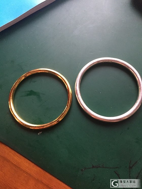 麦子给我代的金胖 好喜欢_珠宝手镯金