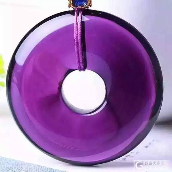 新到的平安扣……_紫水晶