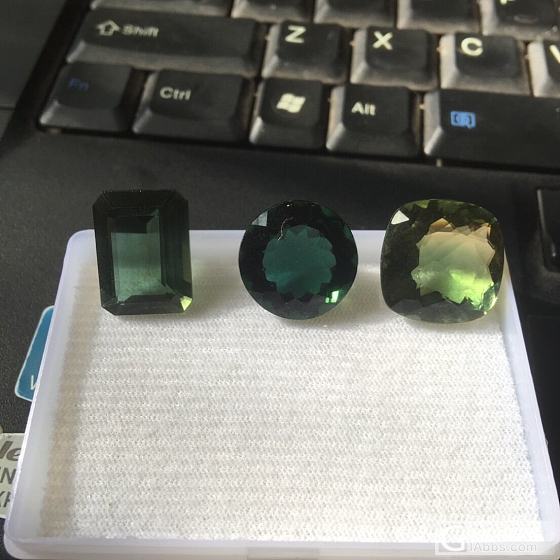 我在巴基斯坦刚收的几个碧玺，请大家看看成色，评价一下好不好_刻面宝石碧玺