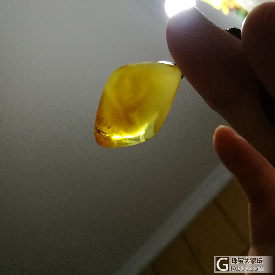 今天又磨了个巨满意的坠子_打磨珠宝蜜蜡琥珀蜜蜡