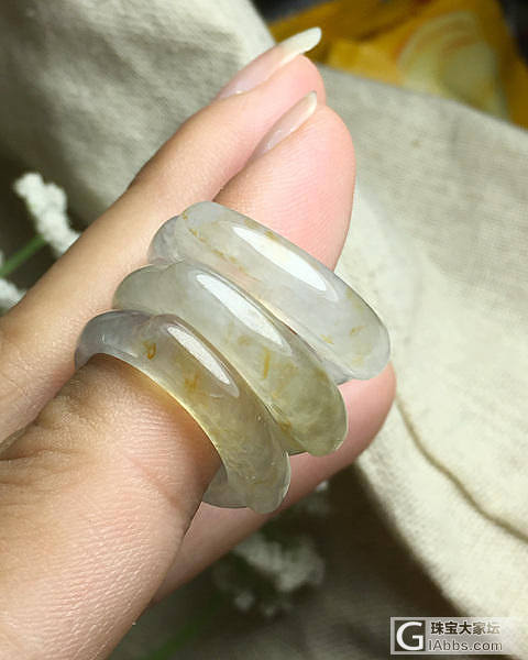 ~蘇蘇暖溏~【冰种马鞍戒】_戒指翡翠