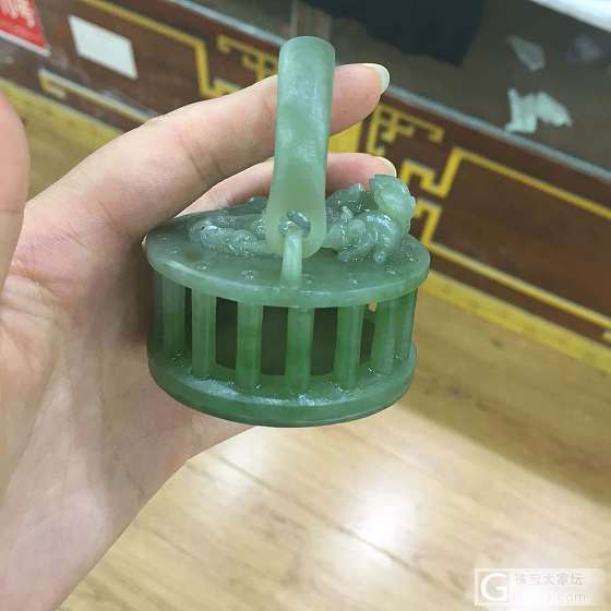 6月15新品：（糖白玉梳）（碧玉三羊开泰）（碧玉鸟笼）_梳子和田玉