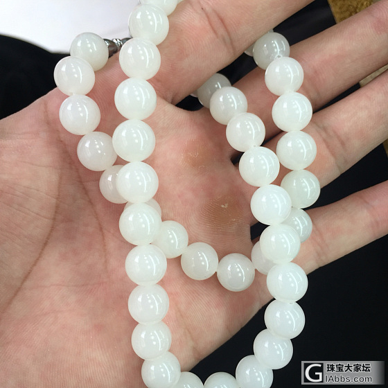 昆仑玉青海料_和田玉珠串