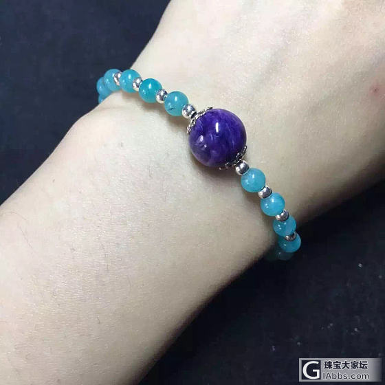 紫龙晶天河石手链_天河石