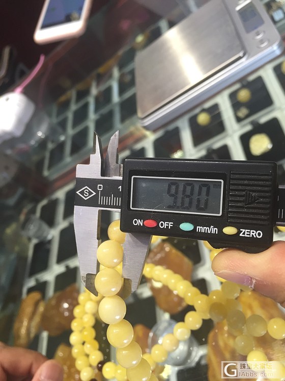 回血了，出个大链子，108白花蜜，9.5m_蜜蜡