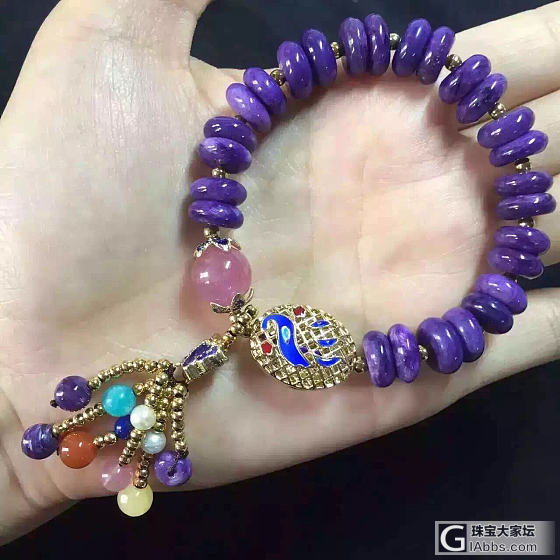 紫龙晶手链_手链珠串紫龙晶