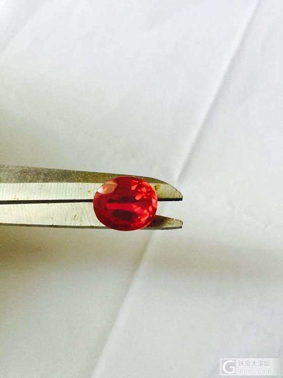 请问行家，我这算不算鸽血红碧玺_刻面宝石碧玺