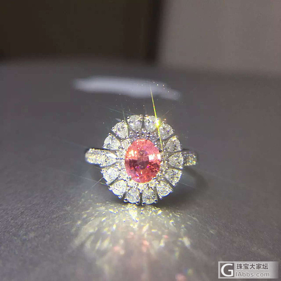 超美莲花蓝宝，美丽的帕帕拉恰_戒指蓝宝石