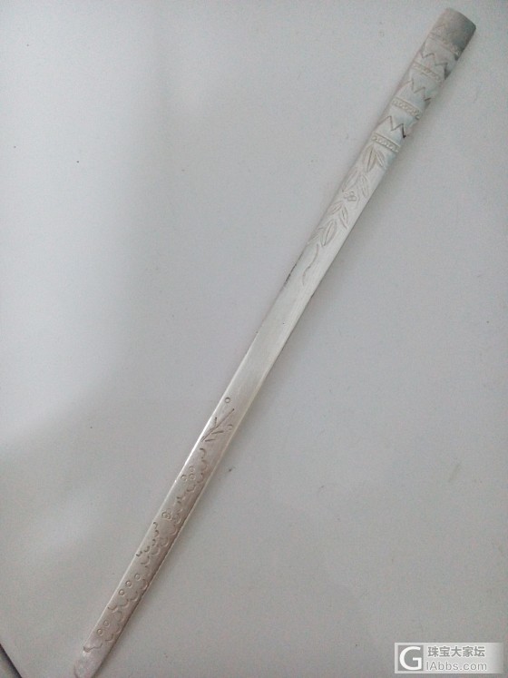 晒晒我的银簪子_簪子银