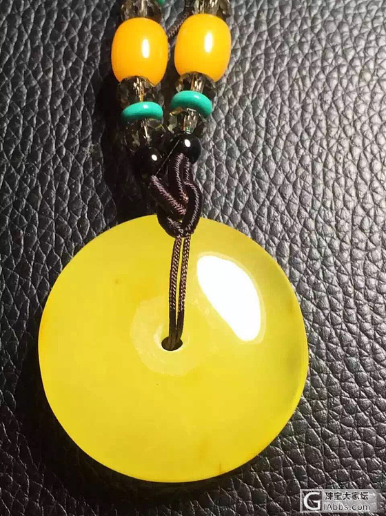 蜜蜡平安扣！美美哒_平安扣蜜蜡