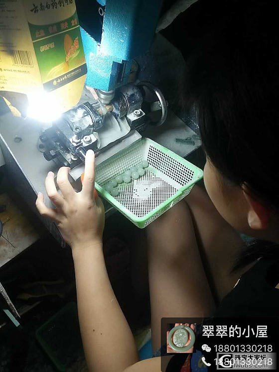 赶快来～_打磨珠串青白玉和田玉