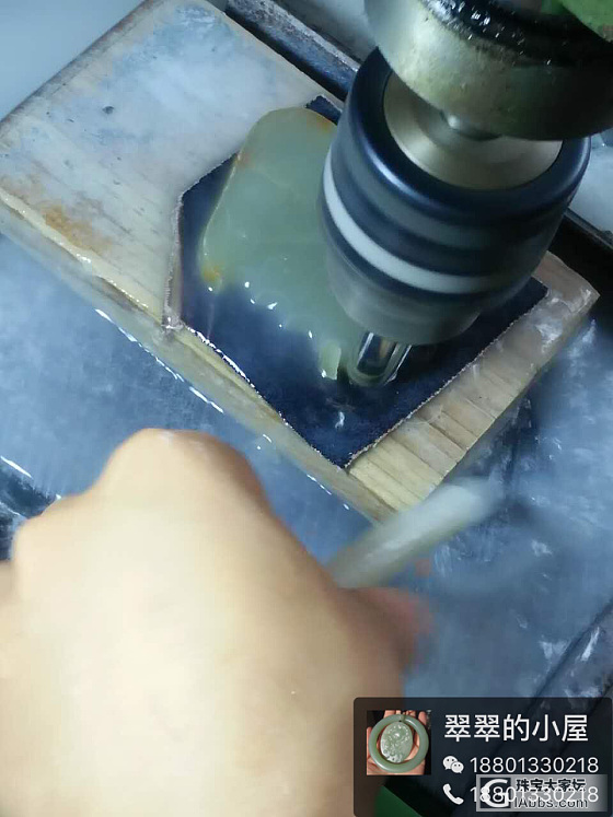 赶快来～_打磨珠串青白玉和田玉