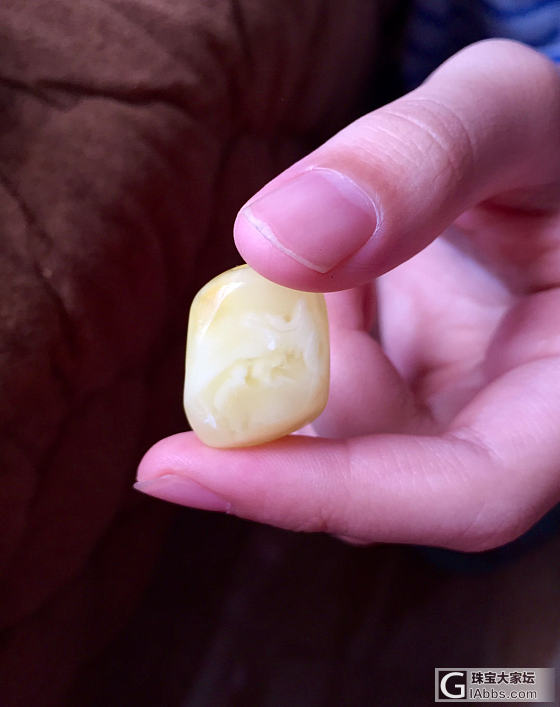 手残星人磨的蜜蜡_打磨蜜蜡