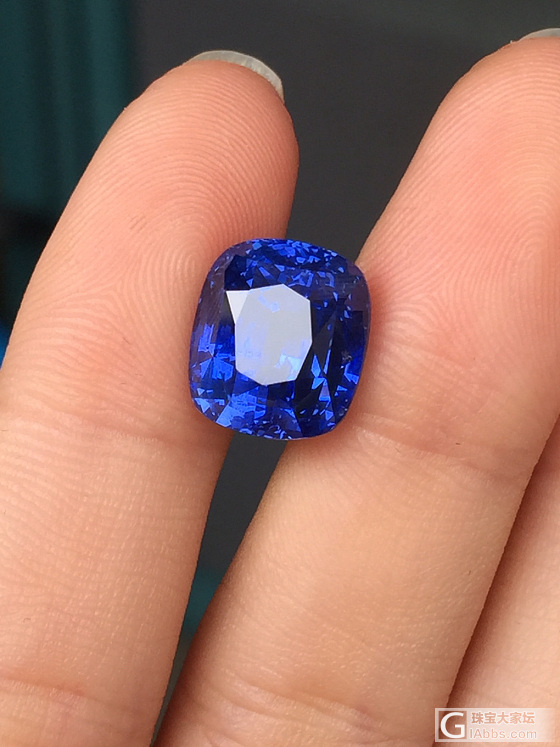 11.95ct 满火🔥 蓝宝_刻面宝石蓝宝石