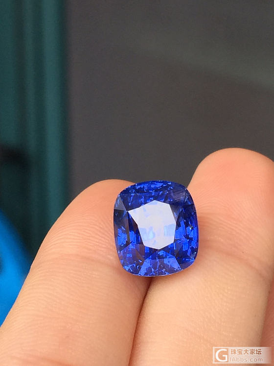 11.95ct 满火🔥 蓝宝_刻面宝石蓝宝石