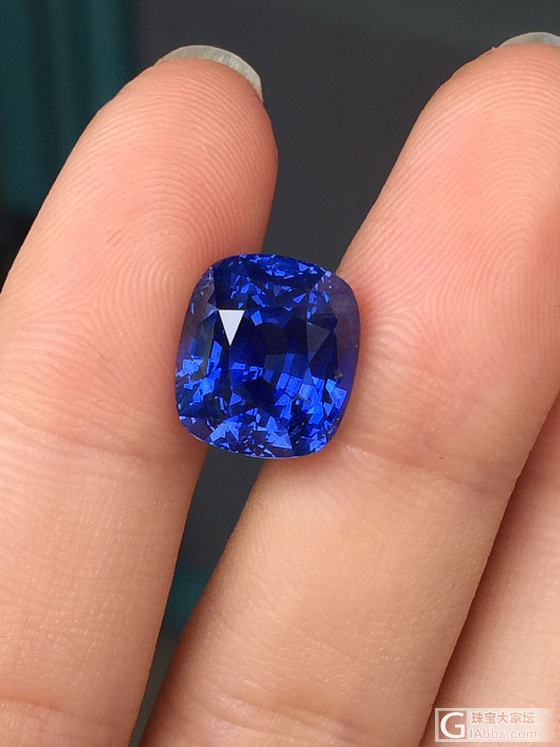 11.95ct 满火🔥 蓝宝_刻面宝石蓝宝石