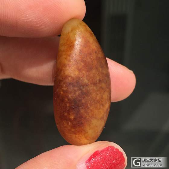 新疆和田玉籽玉白玉和黄沁籽料原石一对_和田玉