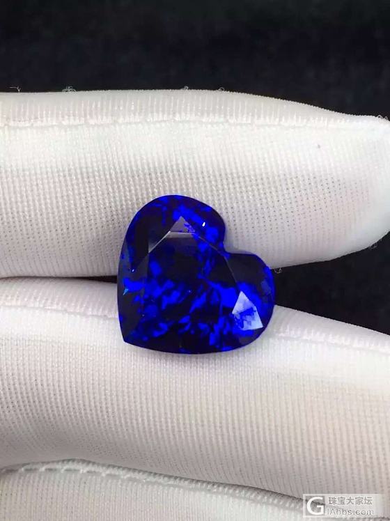 10.41ct超级浓郁的坦桑，净度火彩完美....._刻面宝石