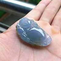 翡翠名称；冰种紫罗兰逍遥佛_翡翠