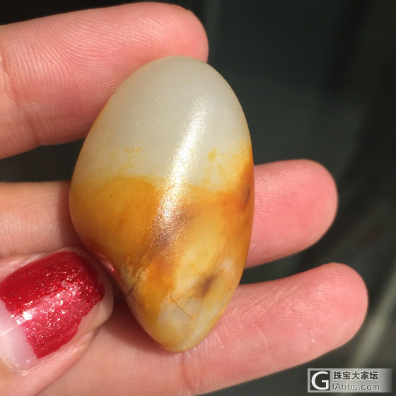 新疆和田玉子玉黄皮白玉籽料原石_和田玉