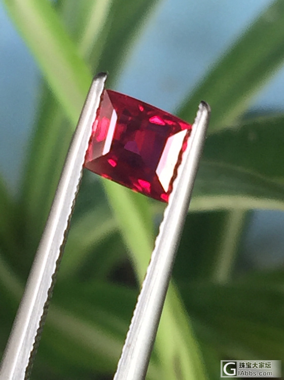 【皇家彩宝】鸽血红宝石💎_刻面宝石红宝石