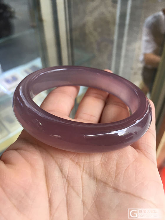 巴西原色紫玉髓手镯_玉髓手镯