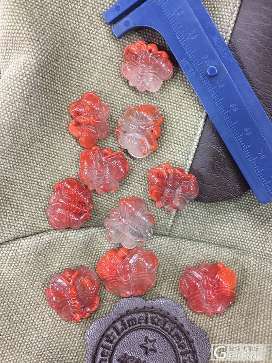 南红玛瑙冰飘小蝴蝶150一个_南红