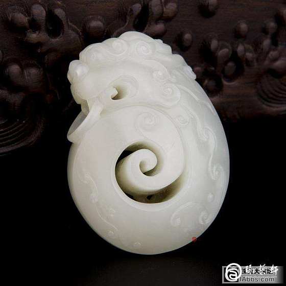 洒金皮富贵有余_白玉和田玉