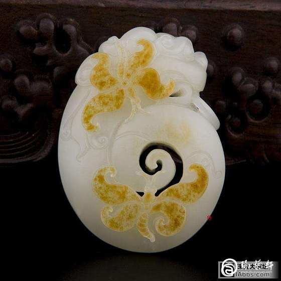 洒金皮富贵有余_白玉和田玉