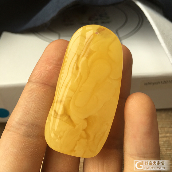 周末回血转一块闲置蜜蜡双鱼雕刻件 雕工不一般 价格超美丽_蜜蜡