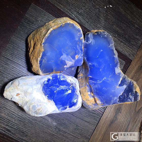 土耳其蓝玉髓原石_玉髓原石