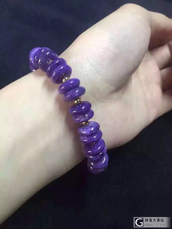 紫龙晶盘珠手链_珠串紫龙晶