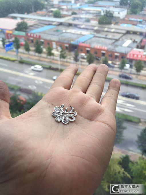 一个上午掐了个形出来_饰品制作银