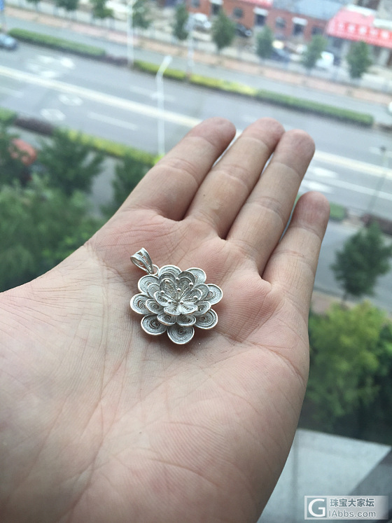 一个上午掐了个形出来_饰品制作银