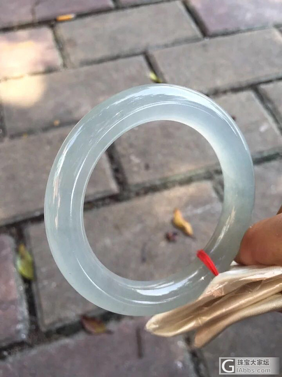 还图 求鉴定这个手镯留还是不留_手镯翡翠