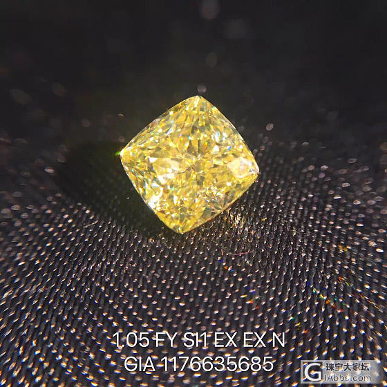 昨天来不及拍裸石，今天补拍一下🎁_刻面宝石异形钻彩钻