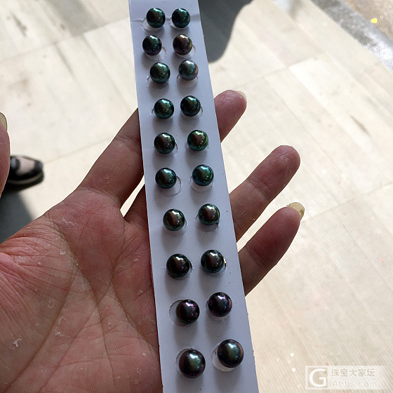 这才是真正孔雀绿_海水珍珠珍珠