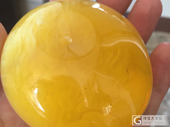 如果是完美的，那该多好！_平安扣蜜蜡