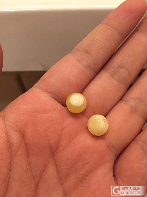 把坏的磨了两苹果，还不错！_打磨蜜蜡