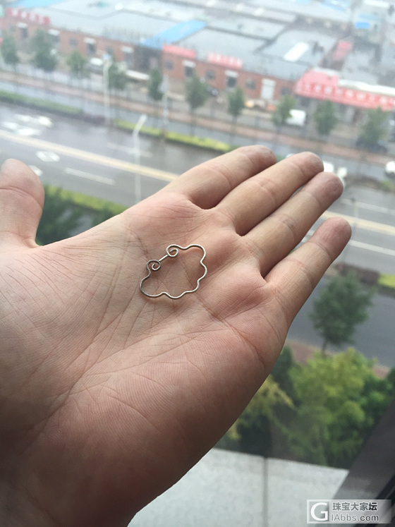 千足银花丝球遇到老翡翠石头_银