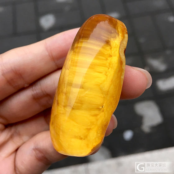 几年难得一遇的特色琥珀，亲妈是大自然_蜜蜡