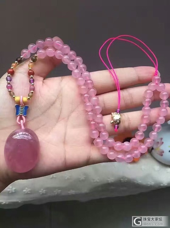 大家都在发马粉 我也来发一个_粉晶