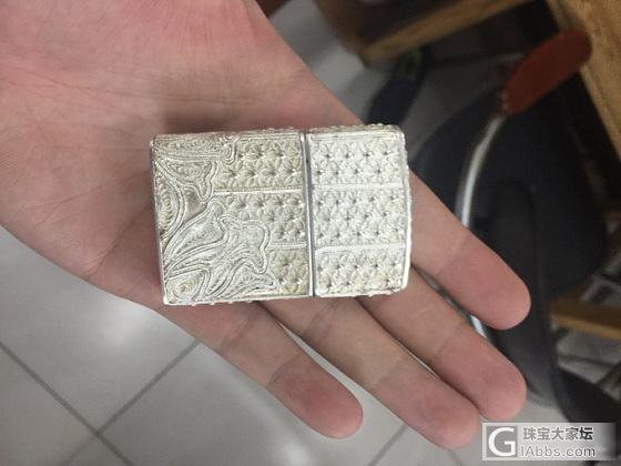 千足银掐丝打火机…_银
